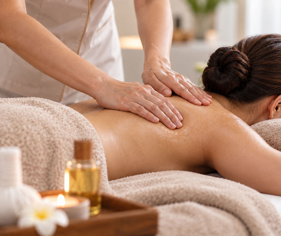 Massage and recovery treatment detail
